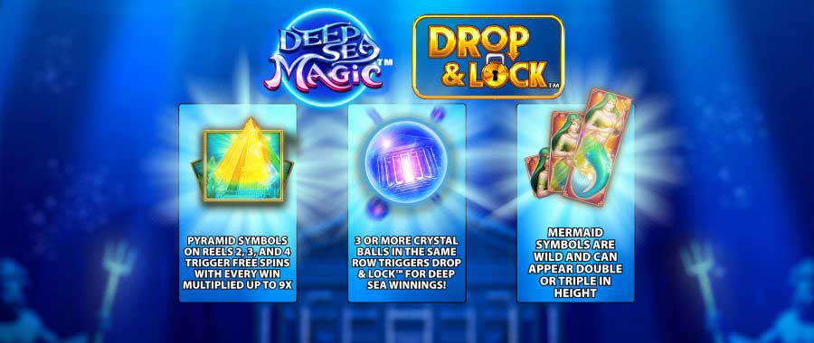Deep Sea Magic gokkast Scientific Gaming Drop & Lock