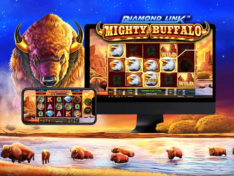 Diamond Link gokkasten: Mighty Buffalo